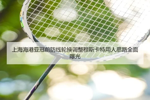 上海海港亚冠前防线轮换调整穆斯卡特用人思路全面曝光（NGSPORTS）